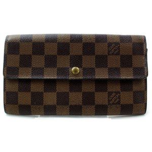 Louis Vuitton Brown Checkered Wallet